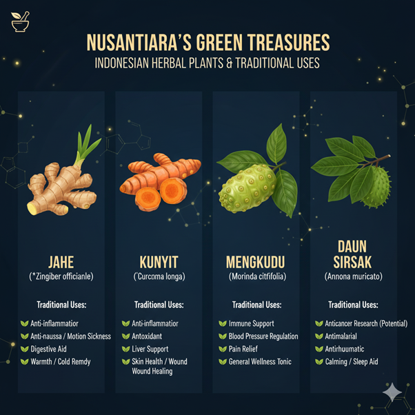 Menggali Emas Hijau Nusantara: Potensi Herbal Alami untuk Kesehatan Holistik dan Masa Depan